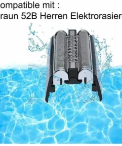 Cisea Tête De Rasoir De Rechange 52B Compatible Avec Les Rasoirs électriques Braun 5 Series 5020S 5030S 5040S 5050S 5070S 5090CC 52B 52S Series Avec Brosse -Débroussailleuse Soldes Magasin 68585340 4