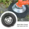 Cisea Tête De Débroussailleuse Brosse De Fil D'acier De Tête De Coupe-Herbe De 6 Désherbage Pour Tondeuse à Gazon -Débroussailleuse Soldes Magasin 68585885 1