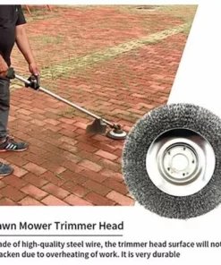 Cisea Tête De Débroussailleuse Brosse De Fil D'acier De Tête De Coupe-Herbe De 6 Désherbage Pour Tondeuse à Gazon -Débroussailleuse Soldes Magasin 68585885 4
