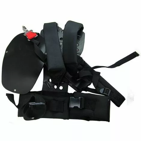 DUNSCH Harnais Professionnel Pour Débroussailleuse Bretelles Rembourrées - Noir 3 DUNSCH Harnais Professionnel Pour Débroussailleuse Bretelles Rembourrées - Noir