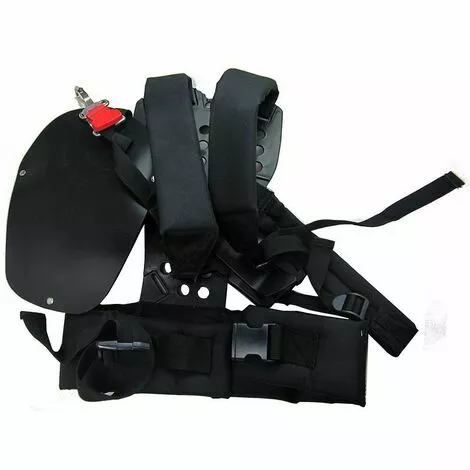 DUNSCH Harnais Professionnel Pour Débroussailleuse Bretelles Rembourrées - Noir 4 DUNSCH Harnais Professionnel Pour Débroussailleuse Bretelles Rembourrées - Noir – Image 2