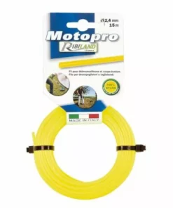 RIBIMEX Fil Rond Diam.2,7 Mm X 50m Jaune ''MOTOPRO''