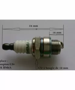 JARDIAFFAIRES Bougie Pour Tronçonneuse, Taille Haies, Débroussailleuse Remplace BM6A Ou CJ8