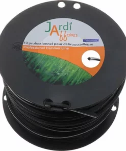 JARDIAFFAIRES Bobine De Fil Extra Pro Carré Pour Débroussailleuse 4mm X 64 Mètres