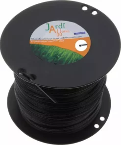 JARDIAFFAIRES Bobine De Fil Extra Pro Carré Pour Débroussailleuse 3mm X 218 Mètres