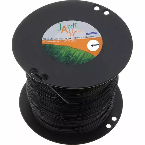 JARDIAFFAIRES Bobine De Fil Extra Pro Carré Pour Débroussailleuse 3mm X 218 Mètres 3 JARDIAFFAIRES Bobine De Fil Extra Pro Carré Pour Débroussailleuse 3mm X 218 Mètres