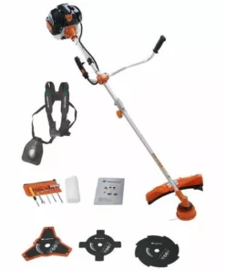 TIMBERPRO Débroussailleuse 52 Cm3, Bobine + 3 Disques Et Harnais